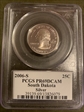 2006-S 25C South Dakota Silver PR69DCAM