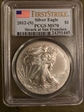 2012-(S) $1 Silver Eagle Struck at San Francisco First Strike MS70