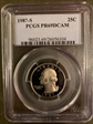1987-S 25C PR69DCAM