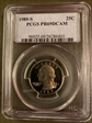 1989-S 25C PR69DCAM