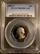 1983-S 25C PR69DCAM