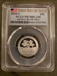 2020-S 25C Salt River Bay NP -Silver First Day of Issue PR70DCAM