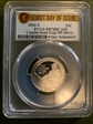 2016-S 25C Cumberland Gap NP-Silver First Day of Issue PR70DCAM