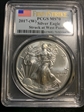 2017-(W) $1 Silver Eagle Struck at West Point First Strike MS70