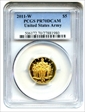 2011-W $5 United States Army PR70DCAM