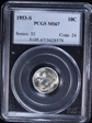 1953-S 10C MS67