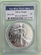 2013-(W) $1 Silver Eagle Struck at West Point MS70