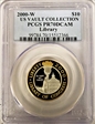 2000-W $10 Library of Congress Bimetallic PR70DCAM