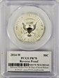 2014-W 50C Reverse Proof 50th Anniversary Set First Strike PR70