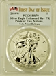 2019-W $1 Silver Eagle Enhanced Rev PR Pride of Two Nations, U.S. Set FDI PR70