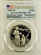 2020-W $100 Platinum Eagle - Happiness First Strike PR70DCAM