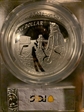 2019-P $1 Apollo 11 50th Anniversary 5 oz Silver First Day of Issue Black Shield PR70DCAM