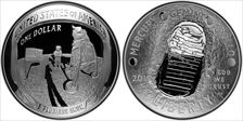 2019-P $1 Apollo 11 50th Anniversary 5 oz Silver Astronauts Memorial Foundation PR70DCAM