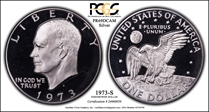 1973-S $1 Silver PR69DCAM