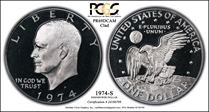 1974-S $1 Clad PR69DCAM