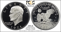 1971-S $1 Silver PR69DCAM