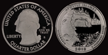 2018-S 25C Apostle Islands NP-Silver First Strike PR69DCAM