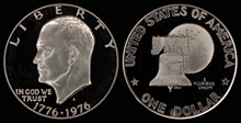 1976-S $1 Silver PR69DCAM