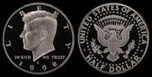 1998-S 50C Silver PR69DCAM