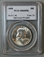 1958 50C MS64FBL