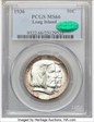 1936 50C Long Island MS66