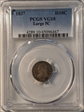 1837 H10C Capped Bust, Large 5C VG10