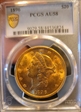 1896 $20 AU58