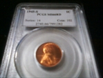 1945-S 1C MS66RD