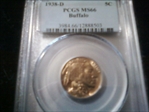 1938-D 5C Buffalo MS66