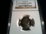 2003-s 5 cents PR70DCAM