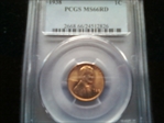 1938 1C MS66RD