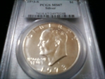 1973-S $1 Silver MS67