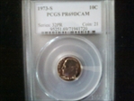 1973-S 10C PR69DCAM
