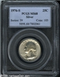 1976-S 25C Silver MS68