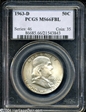 1963-D 50C MS66FBL