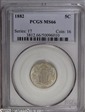 1882 5C MS66