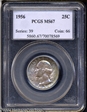 1956 25C MS67
