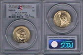 2009-D $1 John Tyler - Pos A Satin Finish SP68