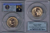 2009-P $1 John Tyler First Day of Issue, Position B MS66