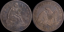 1847 $1 AU55
