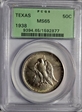 1938 50C Texas MS65