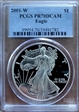 2001-W $1 Silver Eagle PR70DCAM