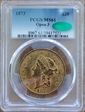 1873 $20 Open 3 MS61