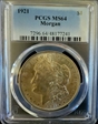 1921 $1 Morgan MS64