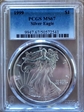 1999 $1 Silver Eagle MS67