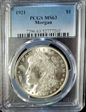 1921 $1 Morgan MS63
