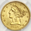 1904 $5 MS66