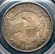 1834 50C Large Date, Large Letters MS64