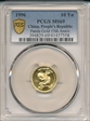 1996 10 Yn Panda Gold 15th Anniv. MS69