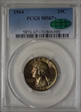 1964 25C MS67+